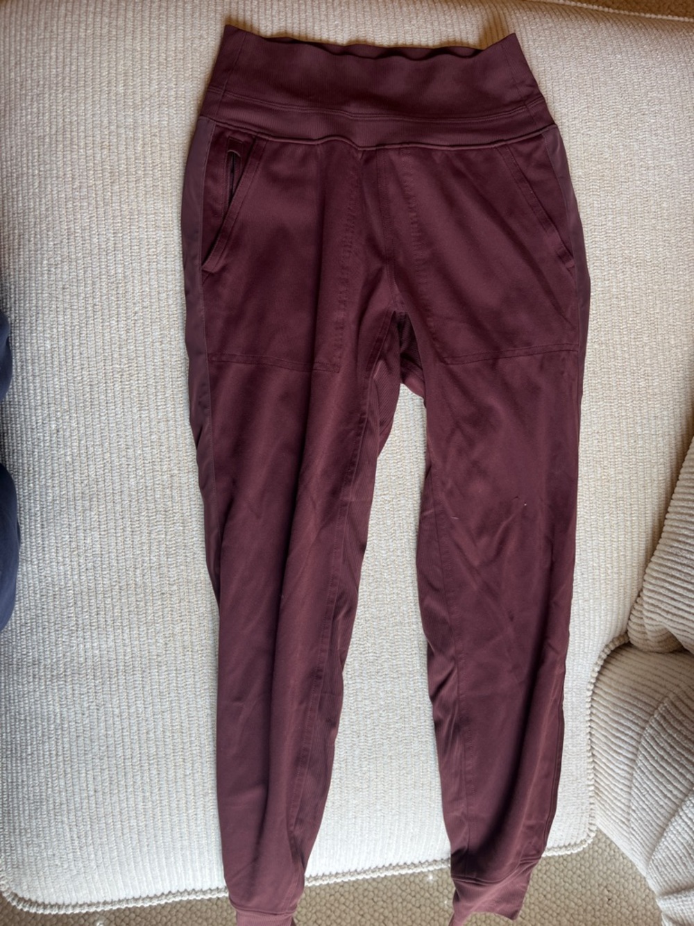 Athleta Maroon Track Joggers